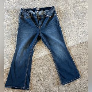 Torrid, Lux, slim, boot, cut jeans, size 18, extra short